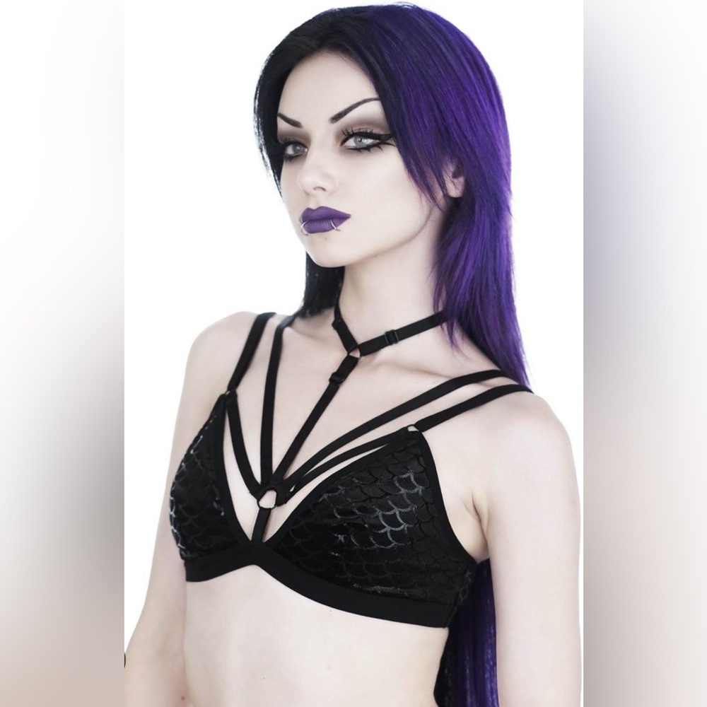 KILLSTAR BLACK SEA BRALET NWT Medium